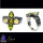 Peridot, Ethiopian Opal D - FBJ995-925 Sterling Silver Cut Gemstone Filigree Bali Jewelry