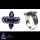 Iolite O - FBJ995-925 Sterling Silver Cut Gemstone Filigree Bali Jewelry