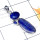 Kynite B - ISP898-Cut Gemstone 925 Plain Silver Stunning Pendant