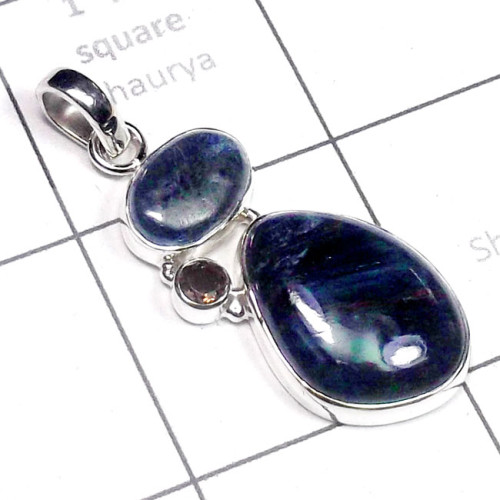 Petersite Jasper H - ISP898-Cut Gemstone 925 Plain Silver Stunning Pendant Petersite Jasper H - ISP898-Cut Gemstone 925 Plain Silver Stunning Pendant