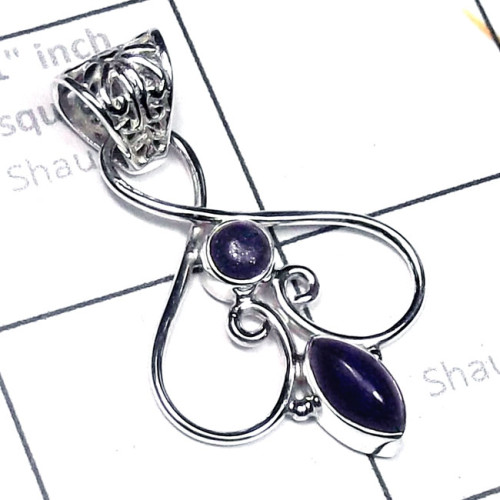 Lapis G - SD816-Superior 925 Sterling Silver Cut n Cab Gemstone Designer P