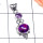 Purple Turquoise C - CSP957-Cut n Cab Gemstone 925 Sterling Silver Casting Pendant