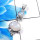 Rainbow Moonstone N - CSP957-Cut n Cab Gemstone 925 Sterling Silver Casting Pendant