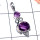 Amethyst O - CSP957-Cut n Cab Gemstone 925 Sterling Silver Casting Pendant