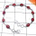 Gold Sand Stone C - SBB960-925 Sterling Silver Cab Gemstone Bejal Bracelet