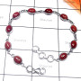 Gold Sand Stone C - SBB960-925 Sterling Silver Cab Gemstone Bejal Bracelet