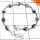 Dendritic Agate O - SBB960-925 Sterling Silver Cab Gemstone Bejal Bracelet