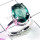 Appetite D - SPR982-925 Exclusive Silver Cut n Cab Gemstone Prong Setting Rin