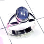 Tanzanite O - PSR940-Multi Gemstone 925 Sterling Silver Wholesale Plain Ring