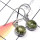 Tourmaline Cab A - BZE968-Tourmaline Cab Made 925 Silver Bejal Earring