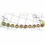 8.5 inch Citrine A - SPB975-Superior 925 Silver Cut Citrine Wholesale Bracelet