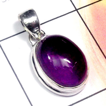 Amethyst Cab B - ISP892-Multi Cab Gemstone 925 Sterling Silver Lightweight Wholes Amethyst Cab B - ISP892-Multi Cab Gemstone 925 Sterling Silver Lightweight Wholes