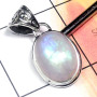 Rainbow F - ISP892-Multi Cab Gemstone 925 Sterling Silver Lightweight Wholes
