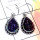 Window Druzy C - SDE878-Druzy n Labradorite Cut Gemstone 925 Silver Handmade Desi