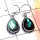 Labradorite Cut O - SDE878-Druzy n Labradorite Cut Gemstone 925 Silver Handmade Desi