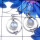 Rainbow C - SDE874-Multi Cab Gemstone 925 Exclusive Silver Designer Earring