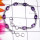 8.5 inch Amethyst C - SBB939-Superior 925 Silver Cut Amethyst Trendy Bejal Bracelet