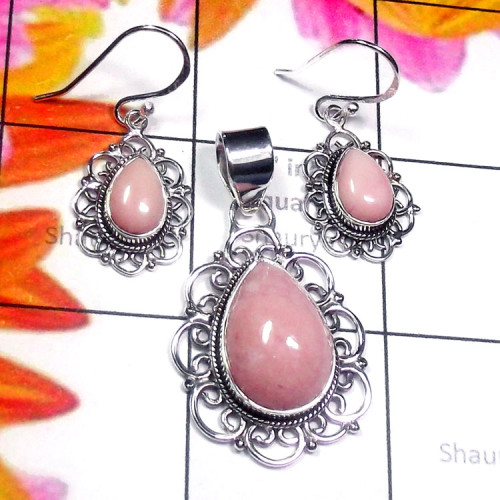 Pink Opal D - NDS998-Green Turquoise, Purple Turquoise, Pink Opal n Other 925 