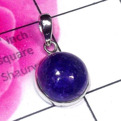 Tanzanite C - TAZ999-Superior 925 Silver Cab Tanzanite Beautiful Pendant Tanzanite C - TAZ999-Superior 925 Silver Cab Tanzanite Beautiful Pendant