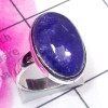 Tanzanite D - TAZ997-Beautiful Tanzanite Cab Made in 925 Silver Plain Ring
