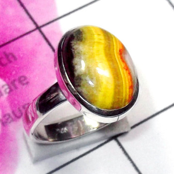 Eclipse D - ELD991-925 Silver Eclipse Cab Handmade Wholesale Ring