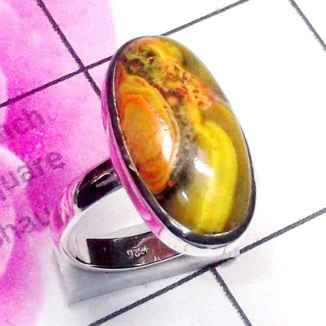 Eclipse H - ELD991-925 Silver Eclipse Cab Handmade Wholesale Ring Eclipse H - ELD991-925 Silver Eclipse Cab Handmade Wholesale Ring