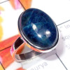 Neon Blue Apatite G - NBA998-925 Exclusive Silver Neon Blue Apatite Gemstone Trendy Ri