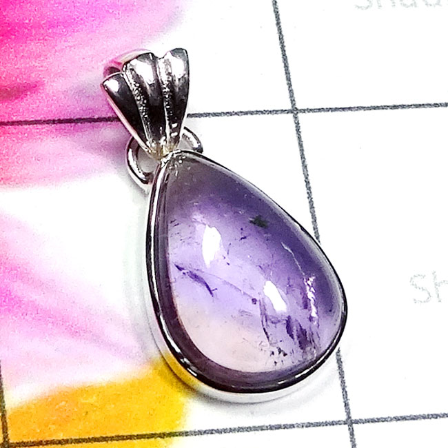 Ametrine D - ISP883-Cab Ametrine with 925 Superior Silver Stunning Pendant Ametrine D - ISP883-Cab Ametrine with 925 Superior Silver Stunning Pendant