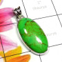 Green Turquoise A - SGT999-Green Turquoise Cab Made in 925 Silver Handmade Wholesale