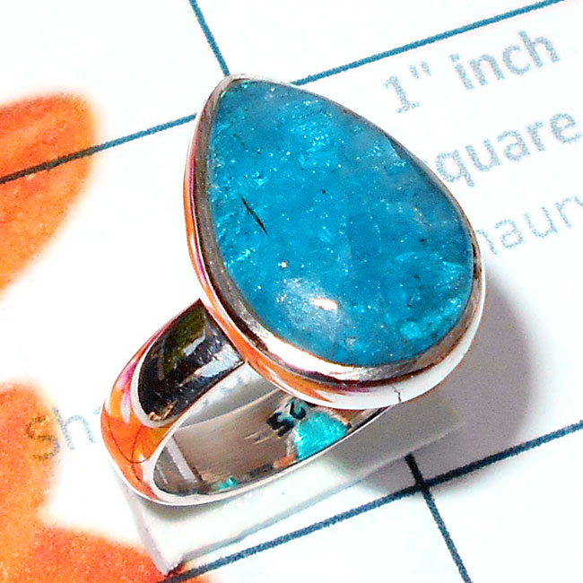 Appetite Blue B - DAB994-Cab Appetite Blue Made in 925 Silver Elegant Ring Appetite Blue B - DAB994-Cab Appetite Blue Made in 925 Silver Elegant Ring