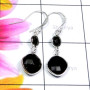 Black Onyx D - BZE952-Mix Cut Genuine Gemstone 925 Silver Lightweight Wholesale