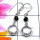 Crystal E - BZE952-Mix Cut Genuine Gemstone 925 Silver Lightweight Wholesale