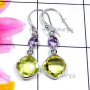 Lemon F - BZE952-Mix Cut Genuine Gemstone 925 Silver Lightweight Wholesale
