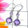 Amethyst G - BZE952-Mix Cut Genuine Gemstone 925 Silver Lightweight Wholesale
