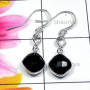 Black Onyx H - BZE952-Mix Cut Genuine Gemstone 925 Silver Lightweight Wholesale