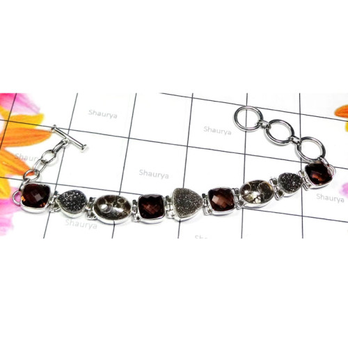Turtella Jasper, Smokey G - SPB963-Turtella Jasper, Smokey, Druzy, Made in 925 Silver Wholes Turtella Jasper, Smokey G - SPB963-Turtella Jasper, Smokey, Druzy, Made in 925 Silver Wholes