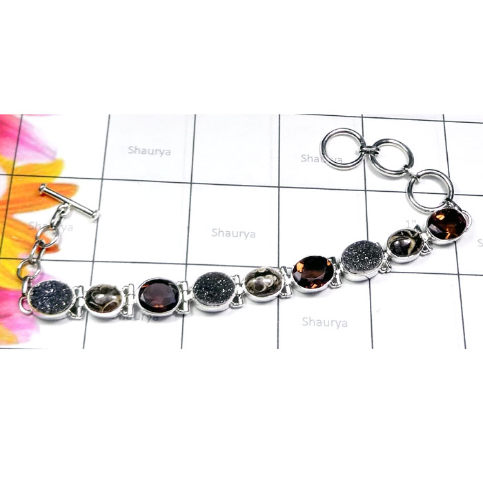 Turtella Jasper, Smokey H - SPB963-Turtella Jasper, Smokey, Druzy, Made in 925 Silver Wholes Turtella Jasper, Smokey H - SPB963-Turtella Jasper, Smokey, Druzy, Made in 925 Silver Wholes