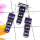 Lapis A - NDS960-New Design Lapis, Amethyst, Black Onyx Gemstone Earring P