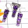 Amethyst O - NDS960-New Design Lapis, Amethyst, Black Onyx Gemstone Earring P