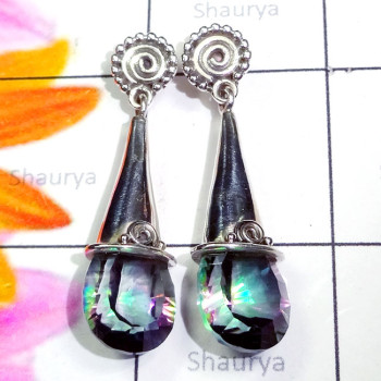 Mystic G - SSE975-Semiprecious Gemstone with 925 Sterling Silver Beautiful