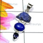 Lapis G - ISP873-925 Plain Silver Genuine Cut n Cab Gemstone Handmade Whol
