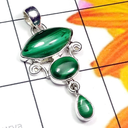 Melachite F - SD778-Alexandrite, Labradorite, Lapis, Tibet Turquoise, Malachit