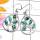 Tibet Turquoise F - SDE844-Exclusive 925 Silver with Genuine Gemstone Handmade Desig