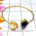Citrine n Amethyst Rough O - RGP983-Multi Rough Gemstone Made in 925 Silver Gold Plated Matt 