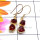 Garnet Rough D - RGE979-Rough Gemstone 925 Silver Gold Plated Handmade Earring