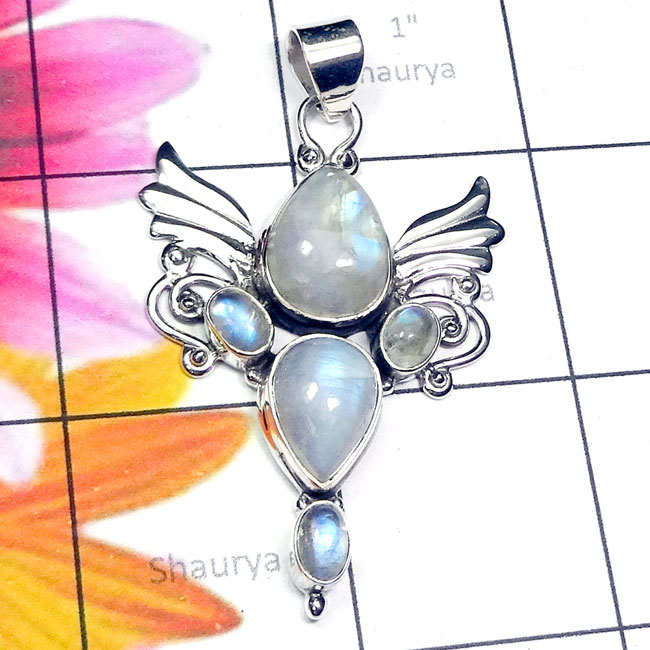 Rainbow C - SD775-Exclusive 925 Silver Semiprecious Gemstone Handmade Wholes Rainbow C - SD775-Exclusive 925 Silver Semiprecious Gemstone Handmade Wholes