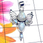 Rainbow C - SD775-Exclusive 925 Silver Semiprecious Gemstone Handmade Wholes