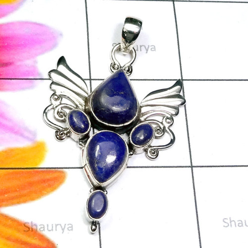 Lapis B - SD774-Lapis, Rhyolite, Dendritic Agate, n Other Gemstone 925 Sil Lapis B - SD774-Lapis, Rhyolite, Dendritic Agate, n Other Gemstone 925 Sil