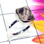 Herkimer Diamond O - PSR922-925 Exclusive Silver with Multi Rough Gemstone Elegant Ri
