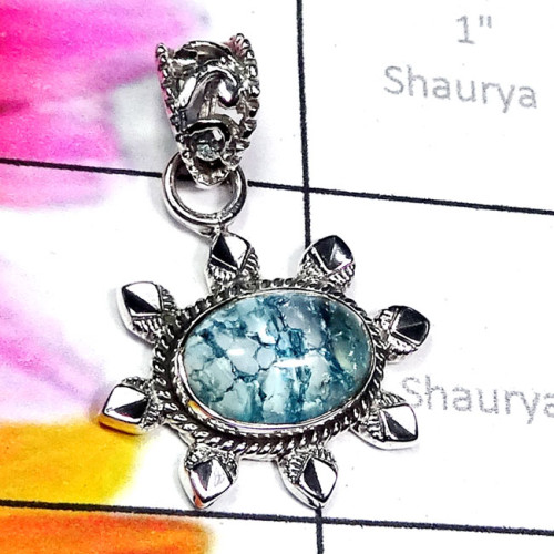 Snake Skin Quartz A - SD762-Genuine Cut n Cab Gemstone 925 Silver Manufacturer Designe